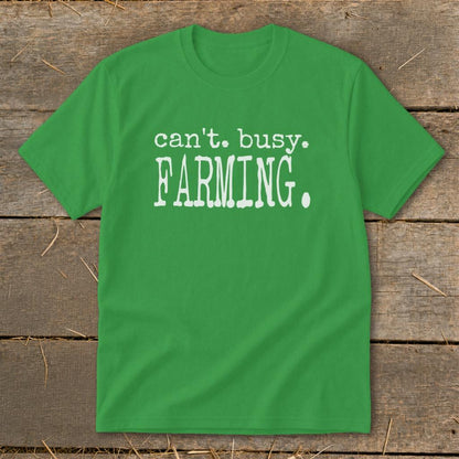 Can't Busy Farming Youth Tee