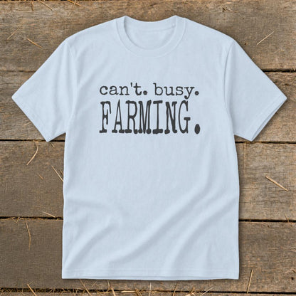 Can't Busy Farming Youth Tee