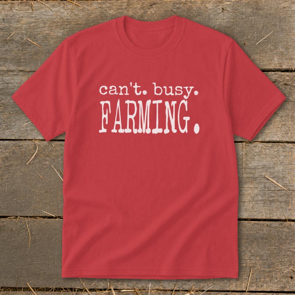 Can't Busy Farming Youth Tee
