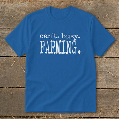 Can't Busy Farming Youth Tee