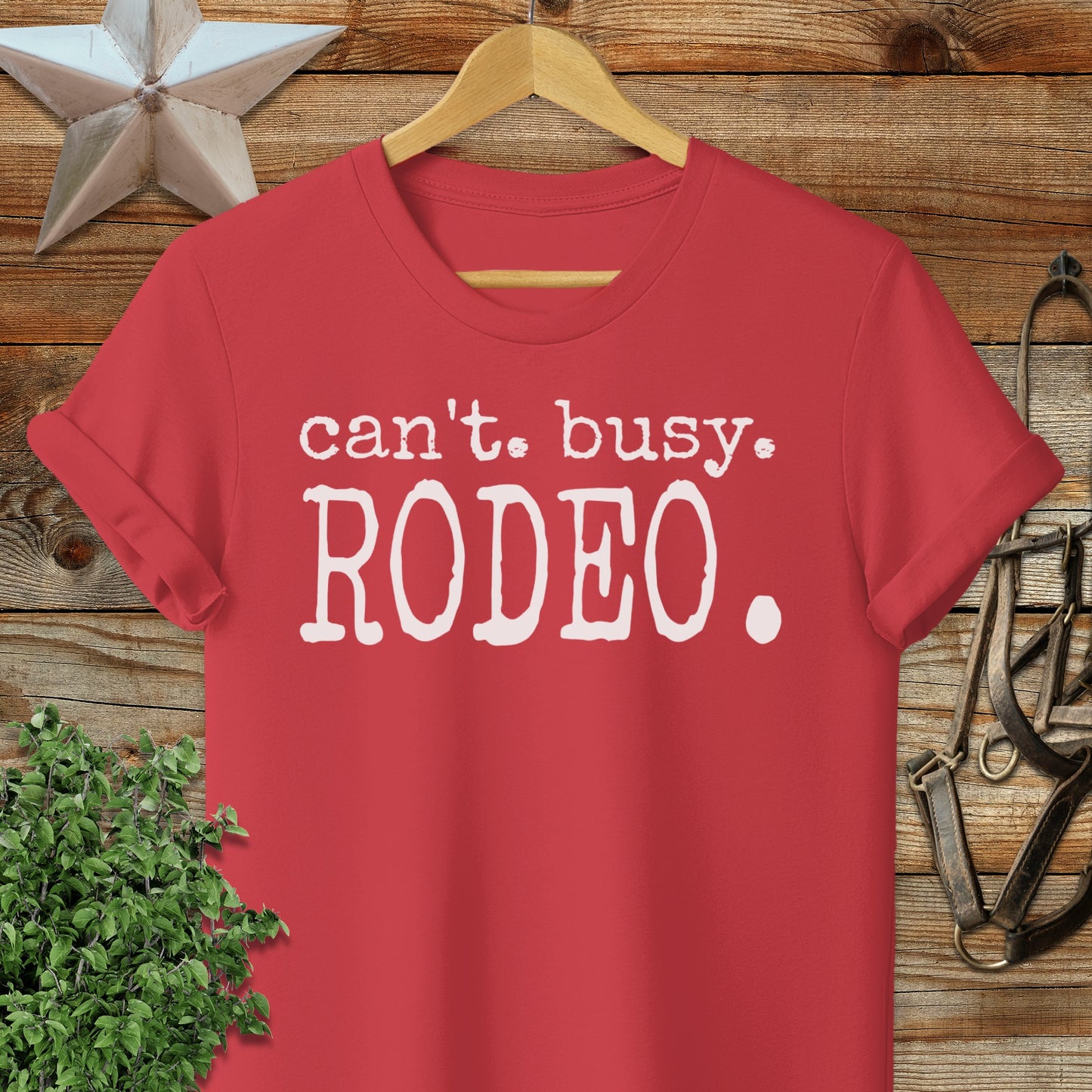 Can't Busy Rodeo Softstyle Tee