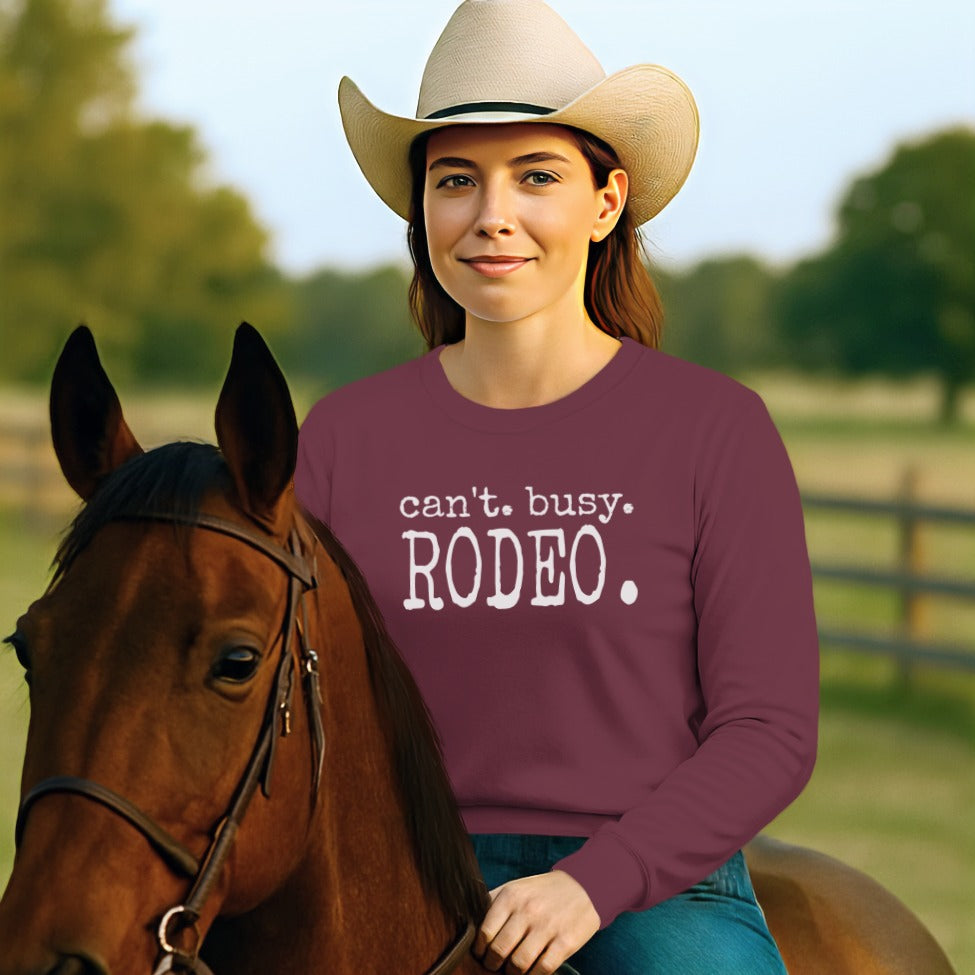 Can't Busy Rodeo Long Sleeve Tee