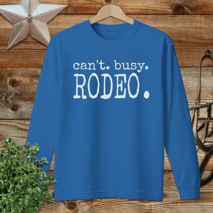 Can't Busy Rodeo Long Sleeve Tee