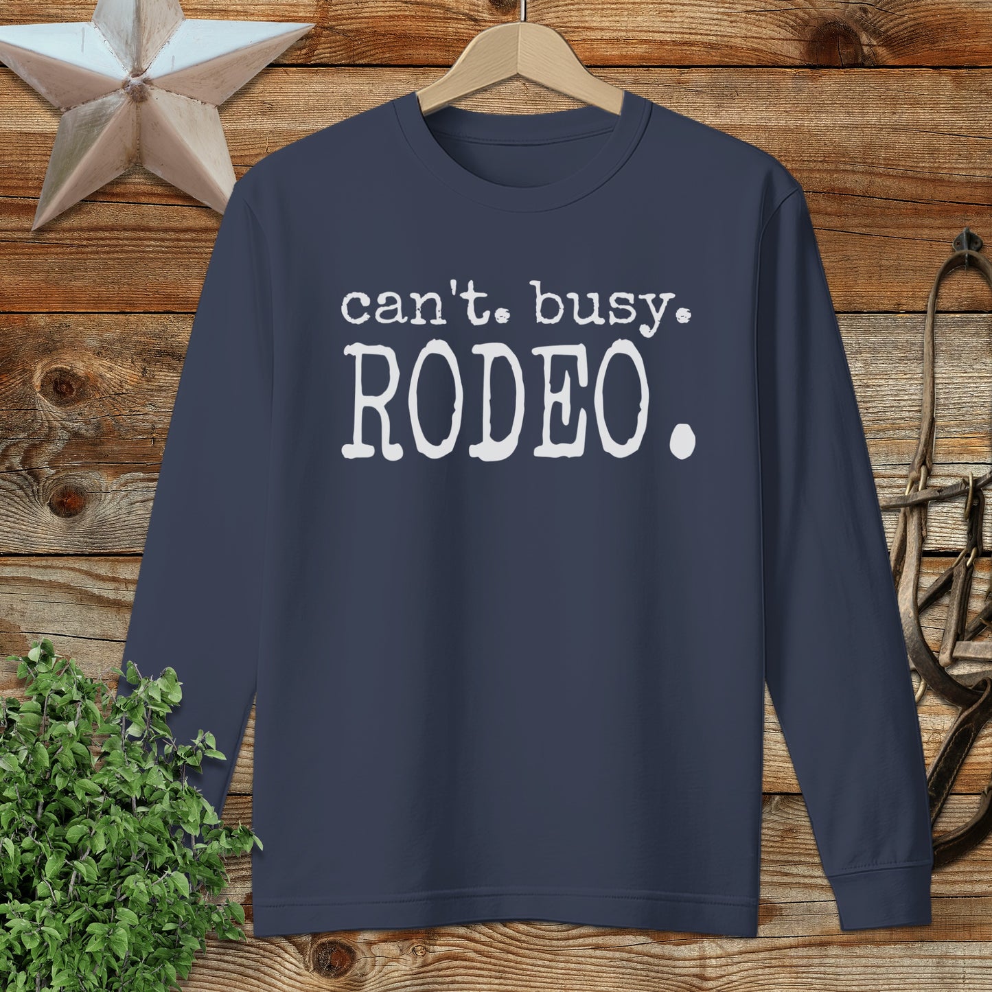Can't Busy Rodeo Long Sleeve Tee