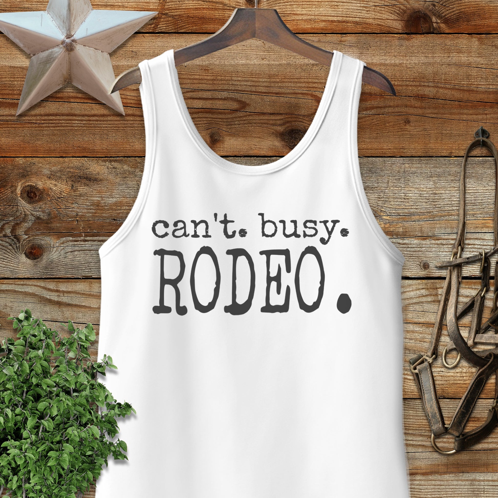 Can't Busy Rodeo Tank Top