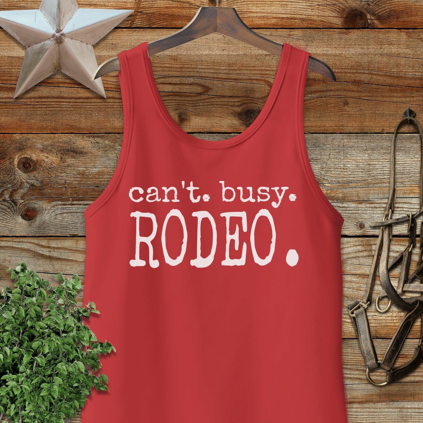 Can't Busy Rodeo Tank Top