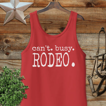 Can't Busy Rodeo Tank Top