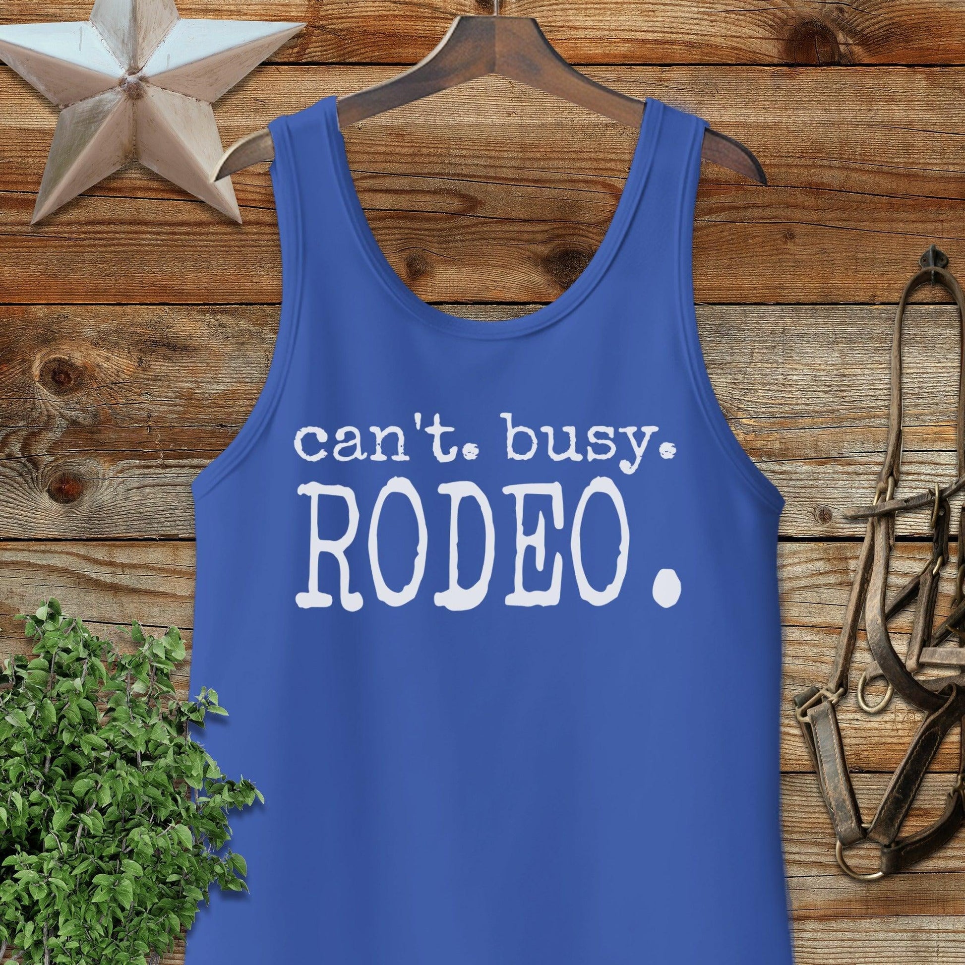 Can't Busy Rodeo Tank Top