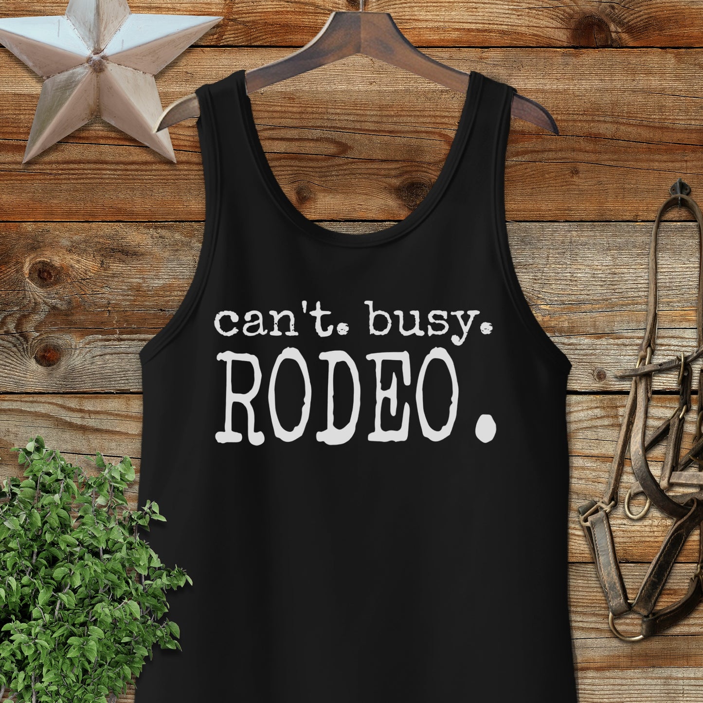 Can't Busy Rodeo Tank Top