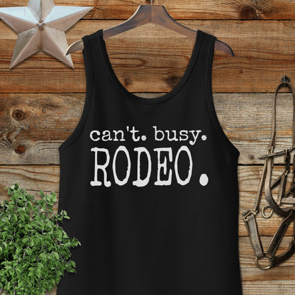 Can't Busy Rodeo Tank Top