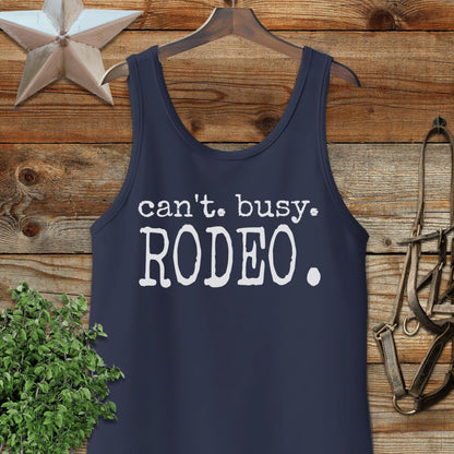Can't Busy Rodeo Tank Top