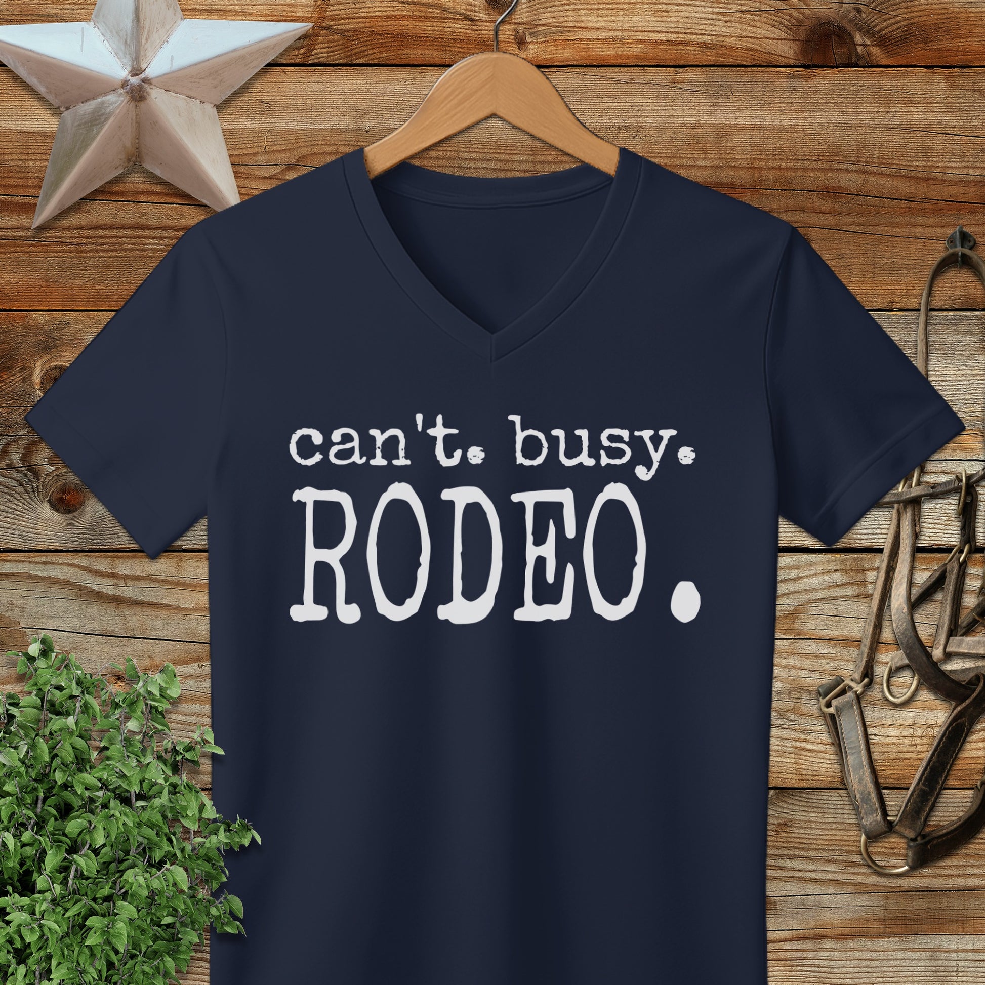 Can't Busy Rodeo V-neck