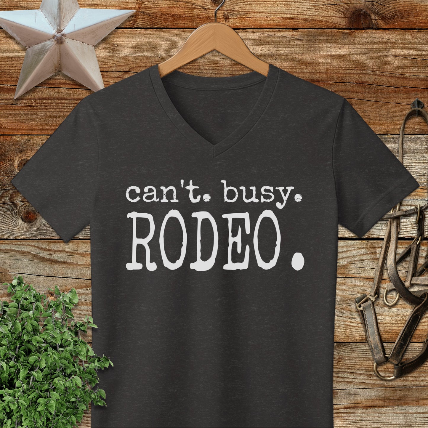 Can't Busy Rodeo V-neck