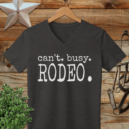 Can't Busy Rodeo V-neck