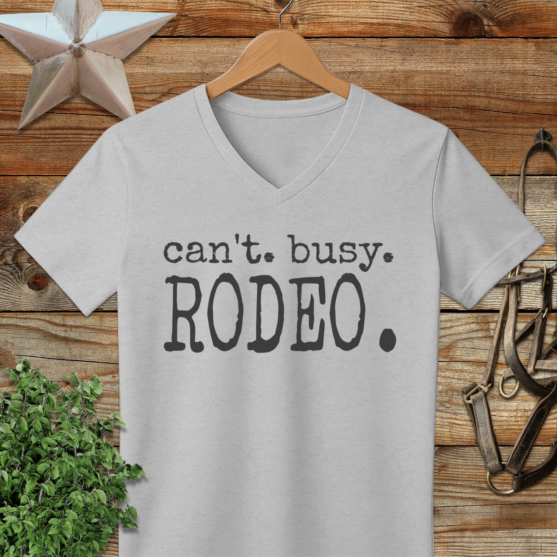 Can't Busy Rodeo V-neck