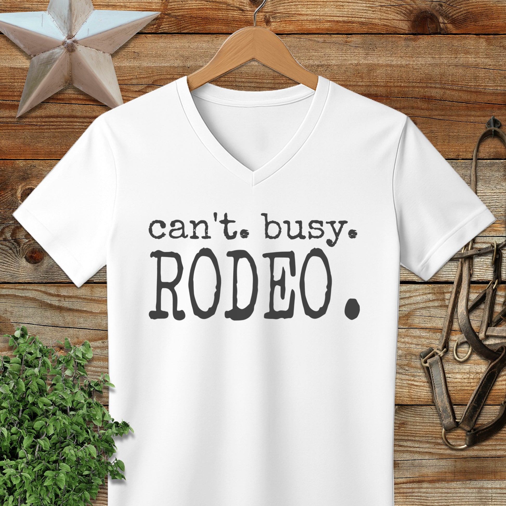 Can't Busy Rodeo V-neck