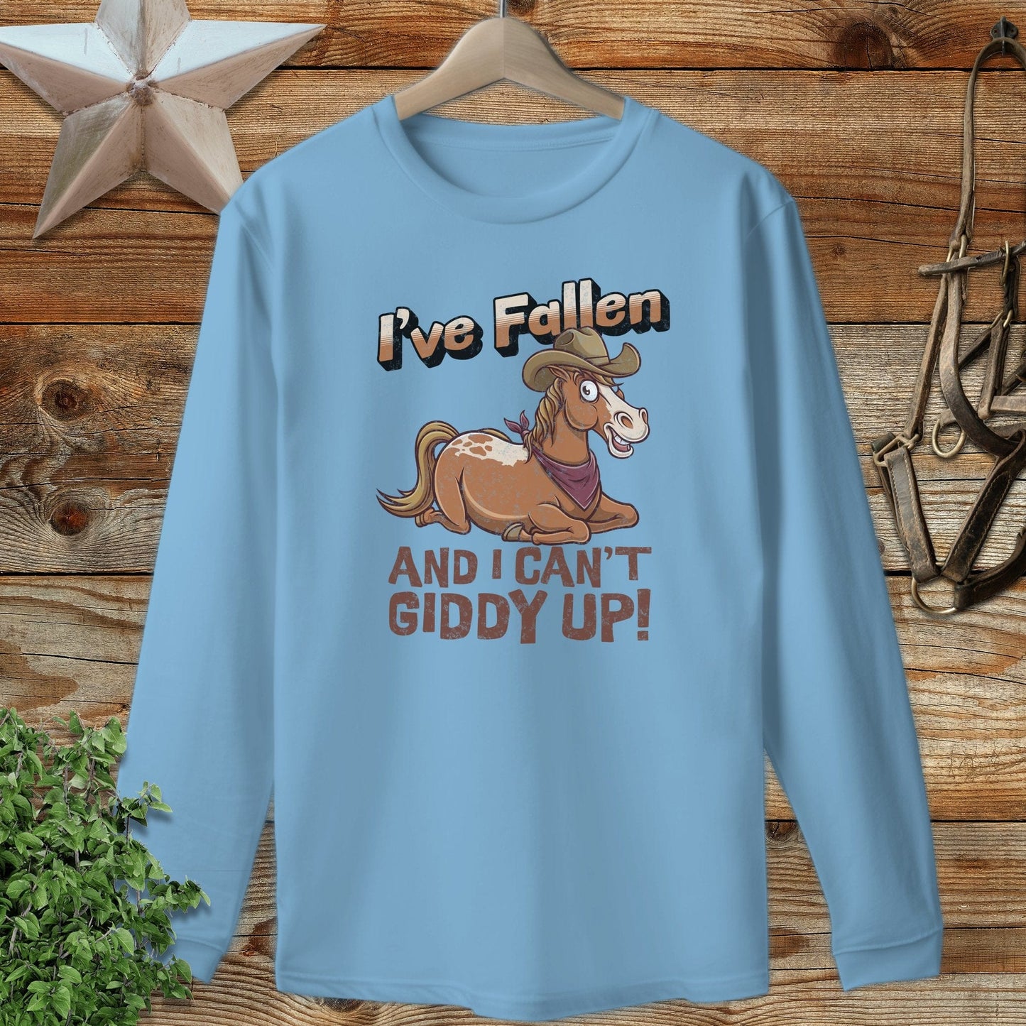 Can't Giddy Up Long Sleeve Tee