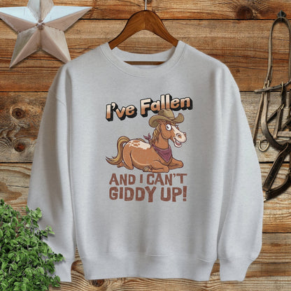 Can't Giddy Up Sweatshirt