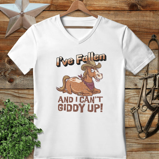 Can't Giddy Up V-neck