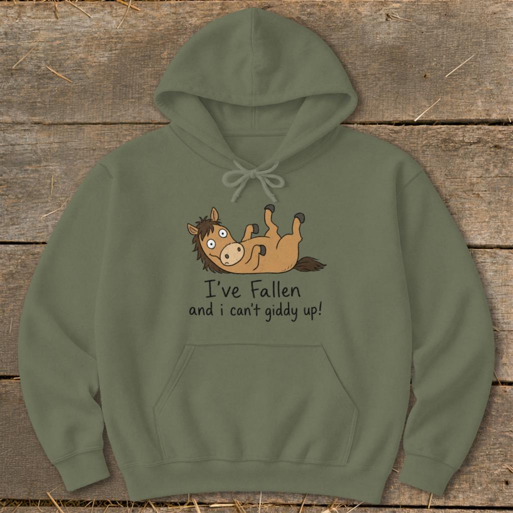 Can't Giddy Up Hoodie