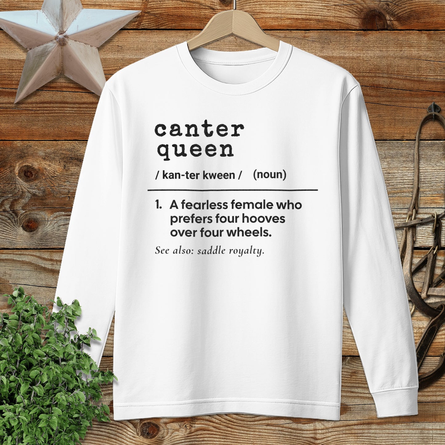 Canter Queen Definition Long Sleeve Tee