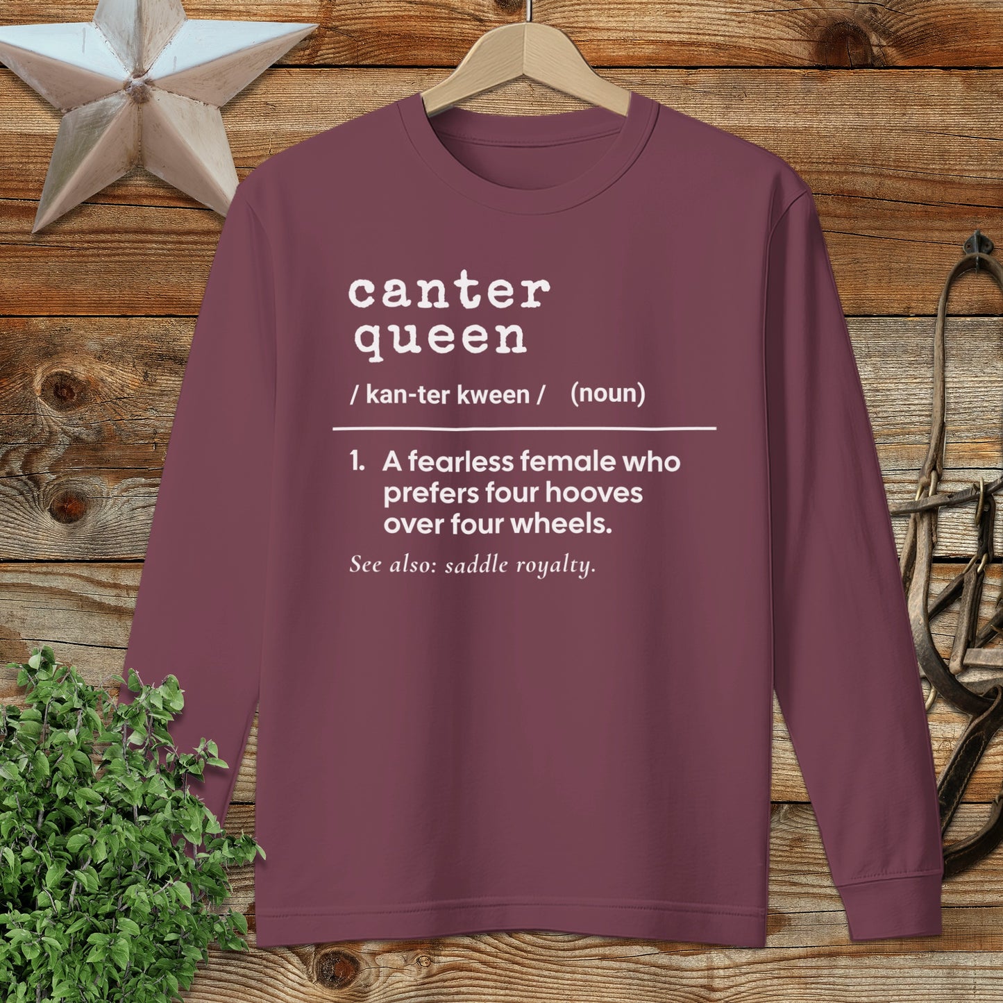 Canter Queen Definition Long Sleeve Tee