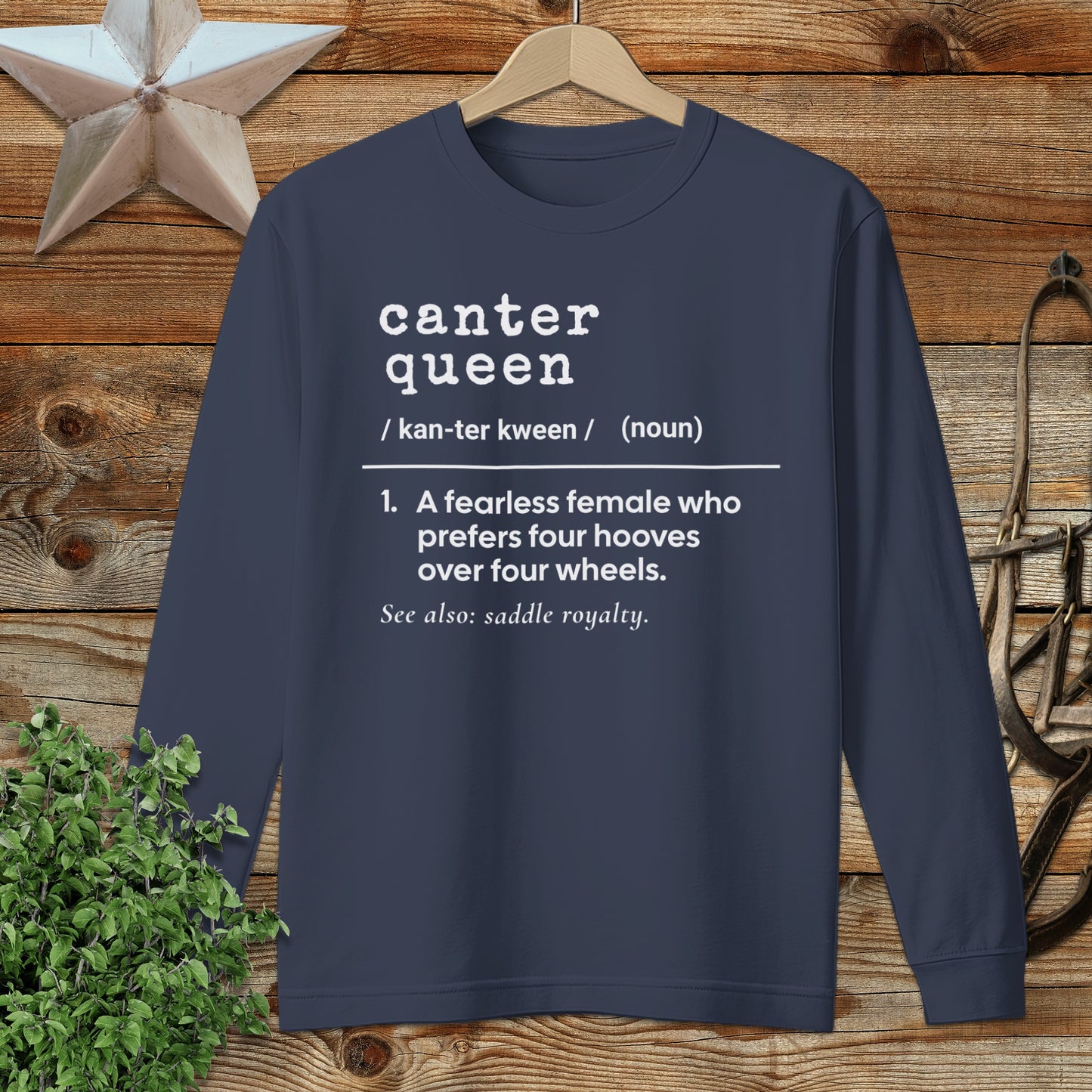 Canter Queen Definition Long Sleeve Tee