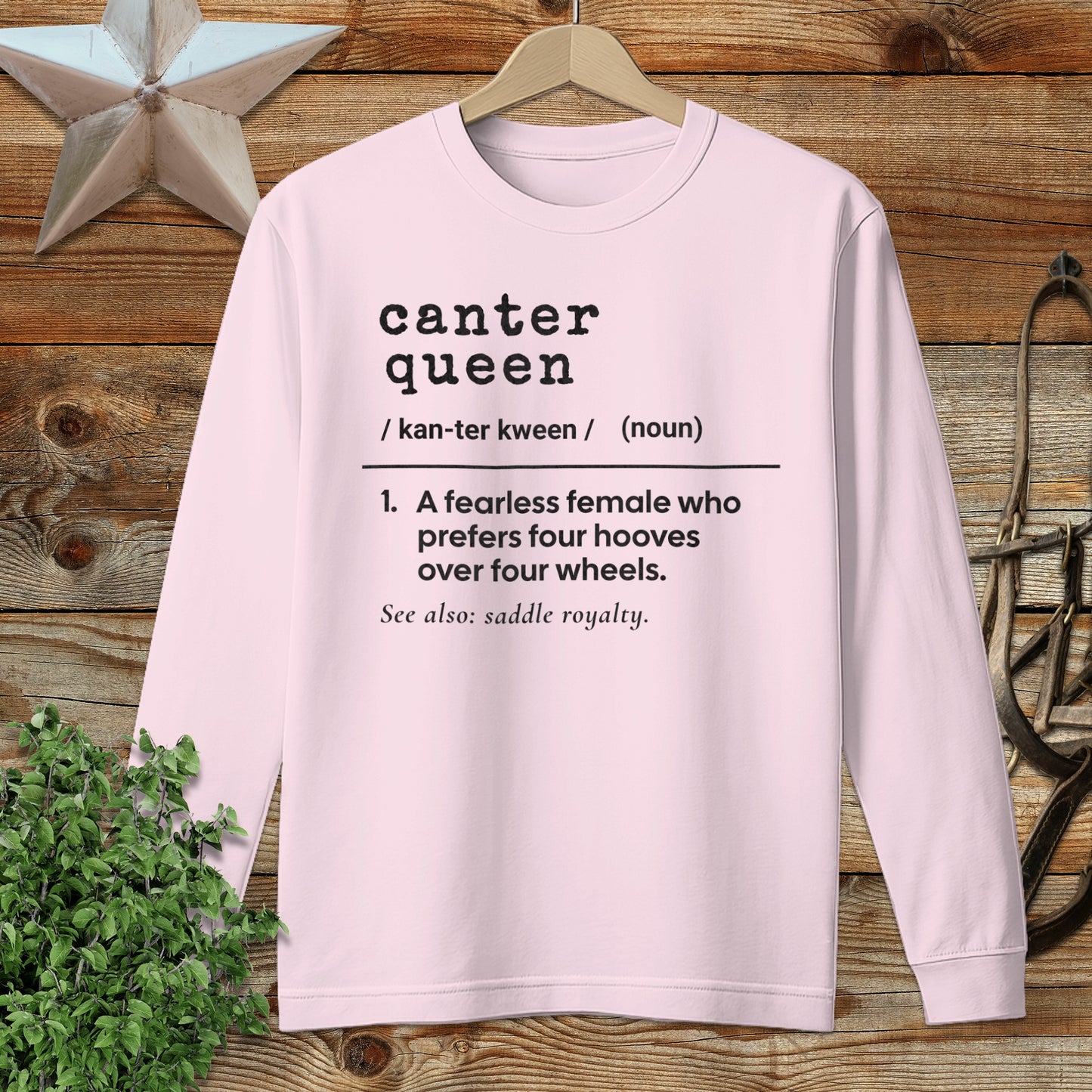 Canter Queen Definition Long Sleeve Tee
