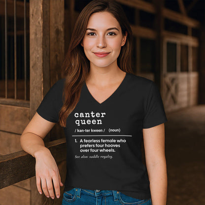 Canter Queen Definition V-neck