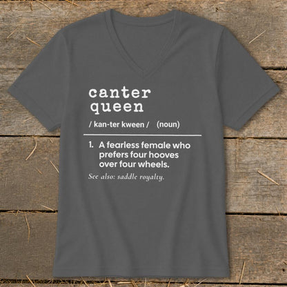 Canter Queen Definition V-neck