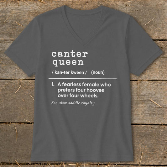 Canter Queen Definition V-neck
