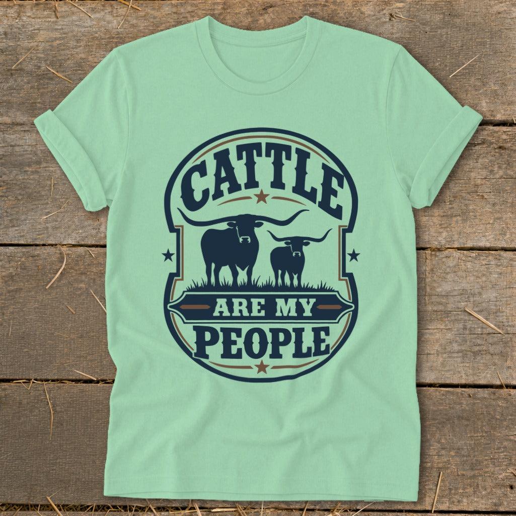 Cattle Are My People Softstyle Tee