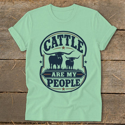 Cattle Are My People Softstyle Tee