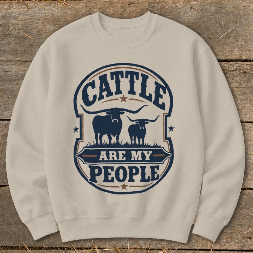 Cattle Are My People Sweatshirt