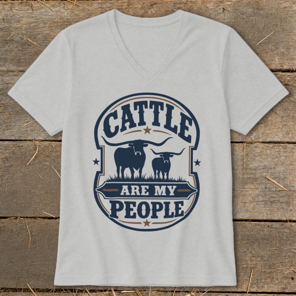 Cattle Are My People V-neck