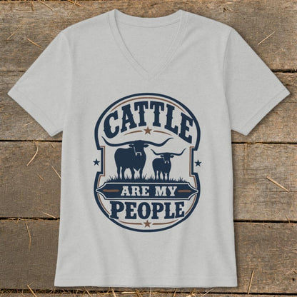 Cattle Are My People V-neck