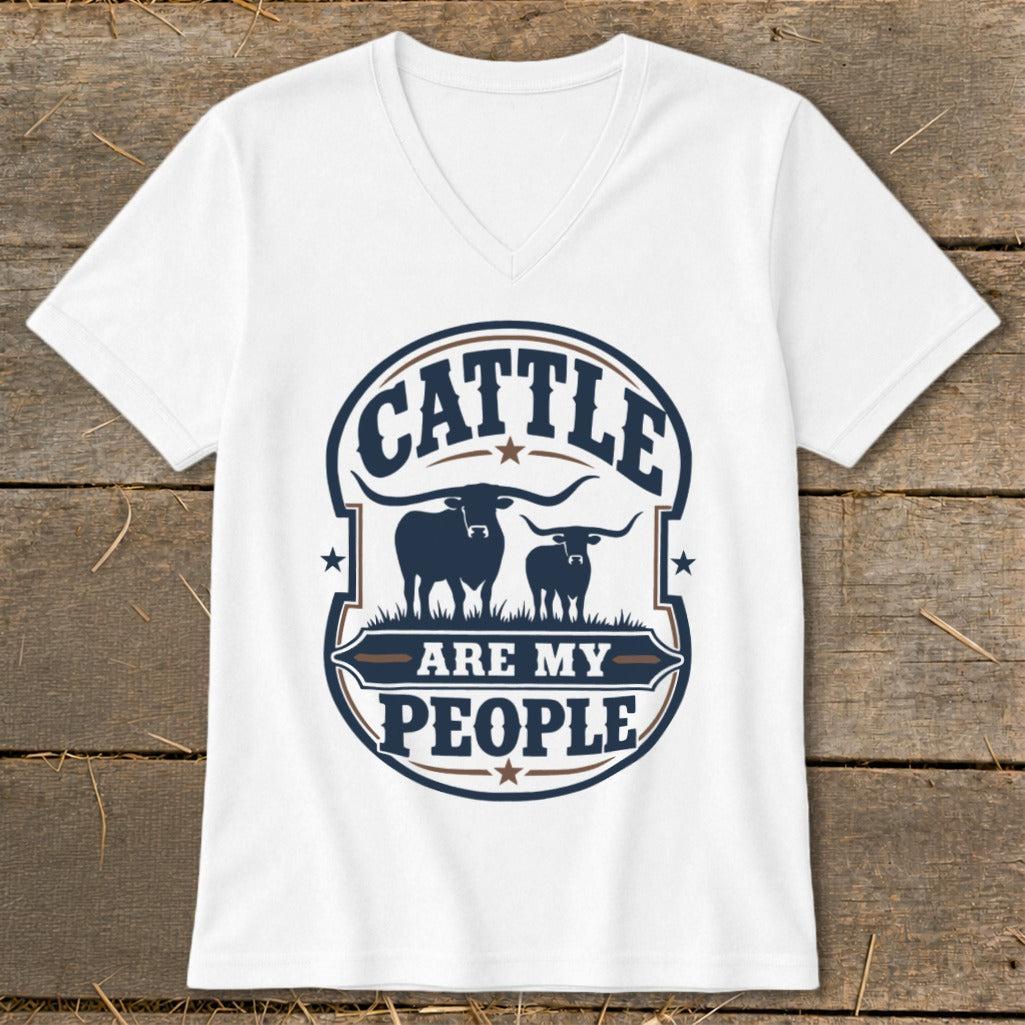 Cattle Are My People V-neck