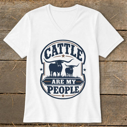 Cattle Are My People V-neck