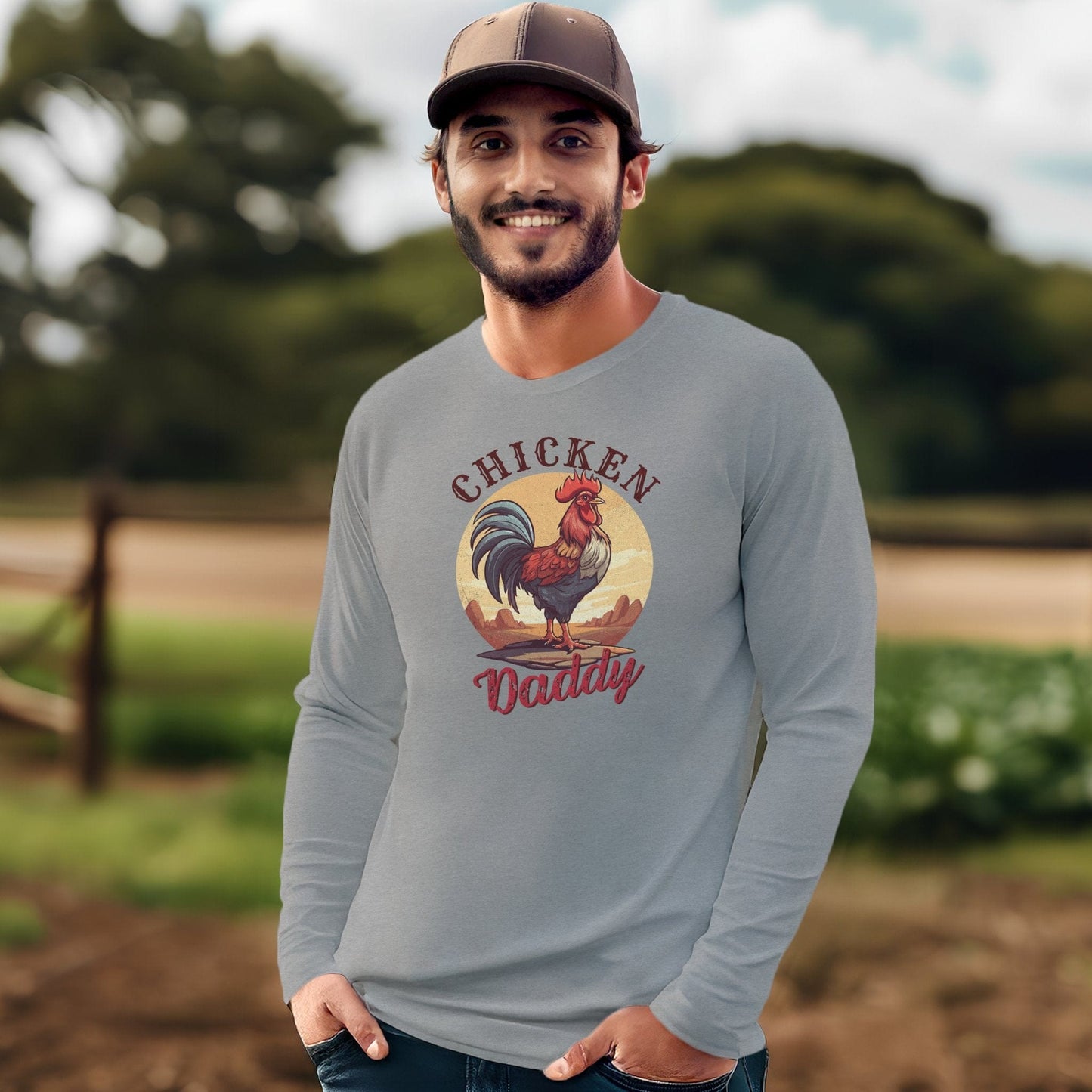 Chicken Daddy Long Sleeve Tee