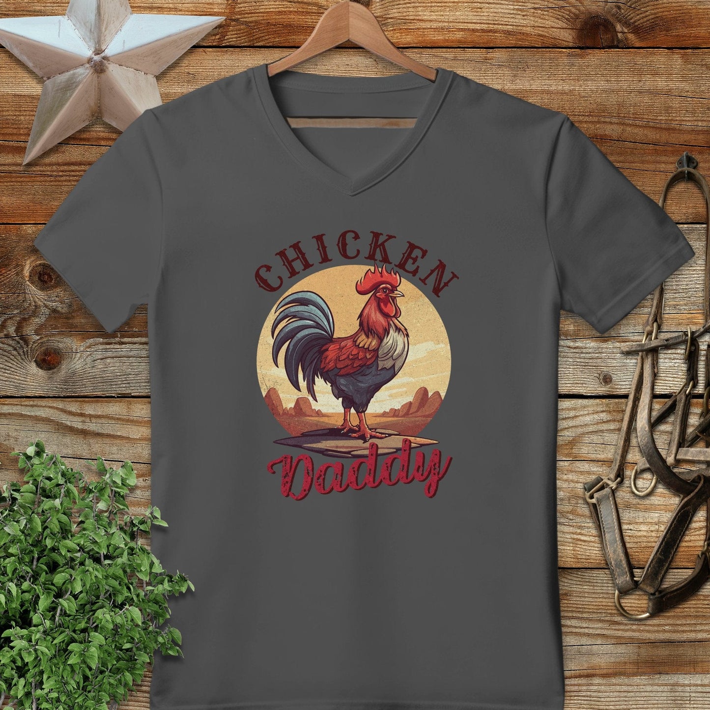 Chicken Daddy V-neck