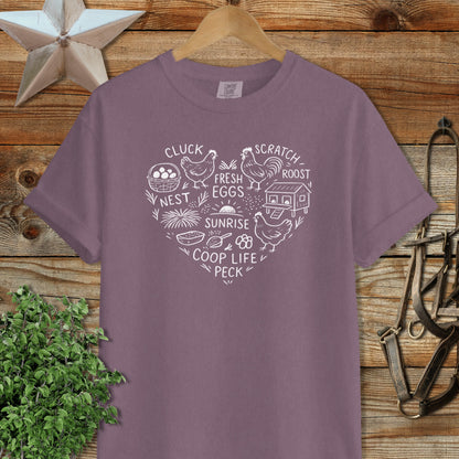 Chicken Farm Heart Signature Tee