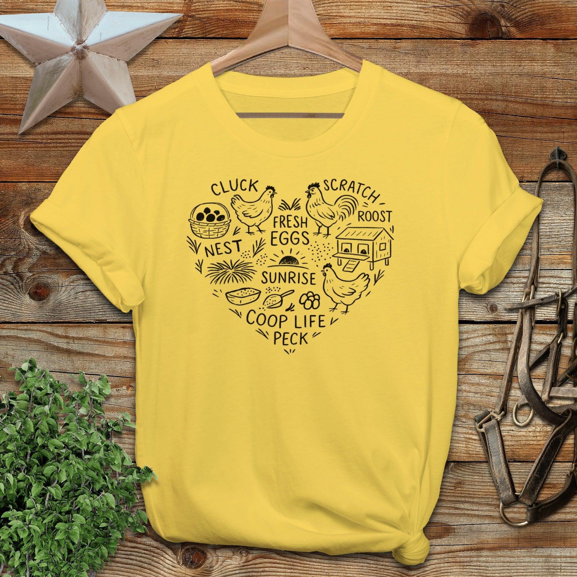 Chicken Farm Heart Softstyle Tee