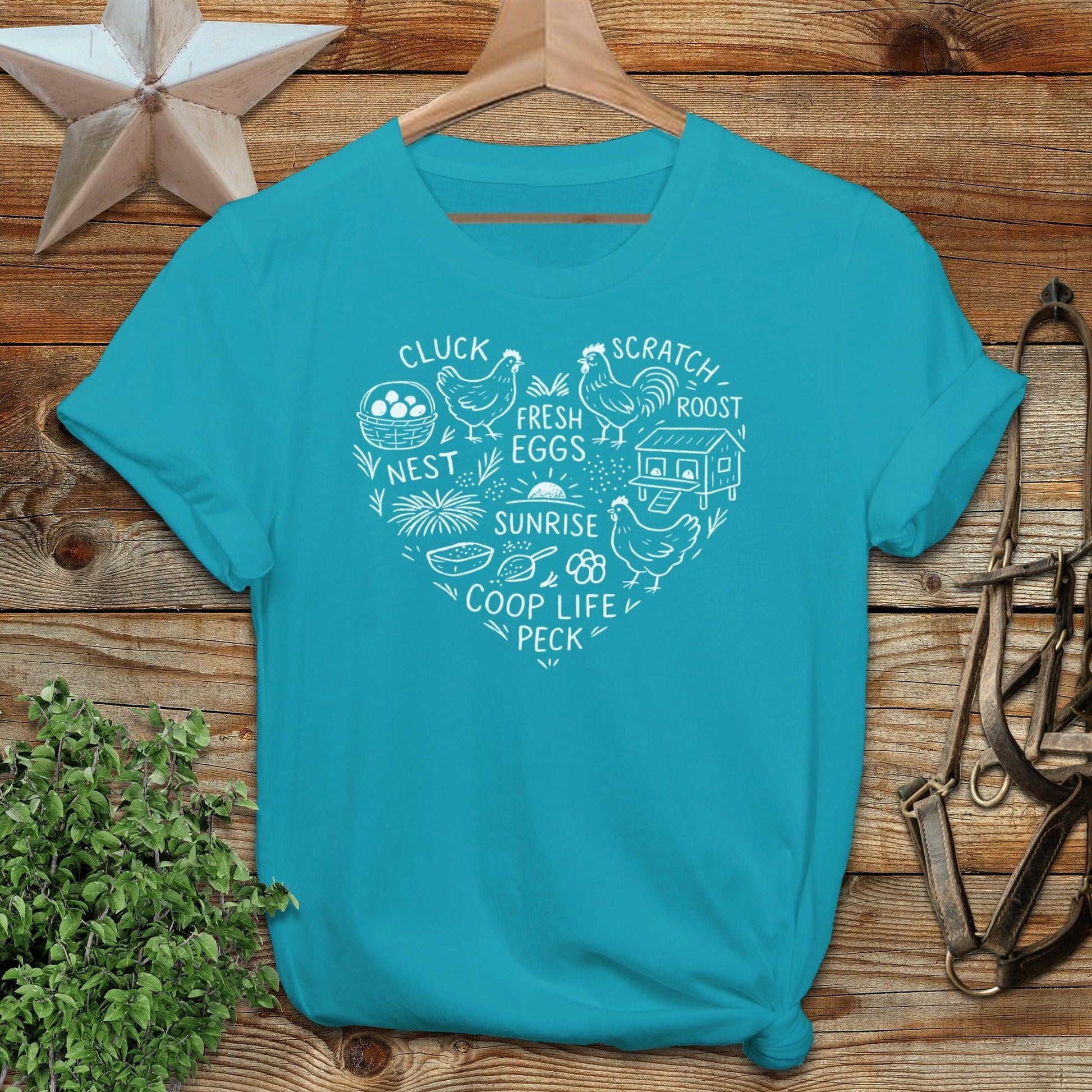 Chicken Farm Heart Softstyle Tee
