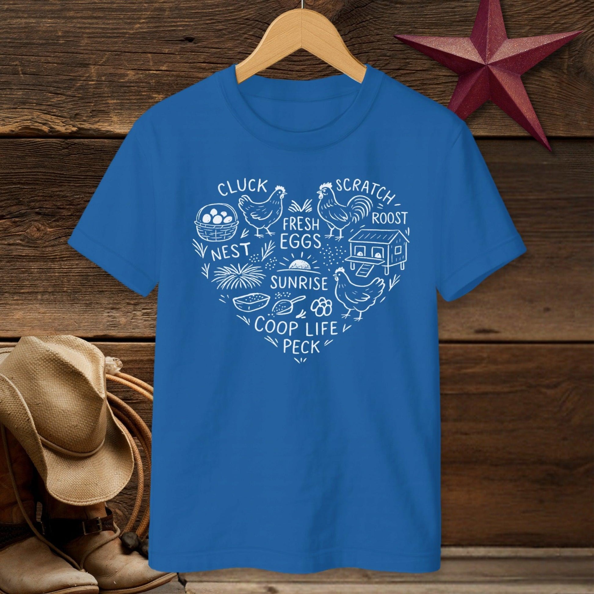 Chicken Farm Heart T-Shirt (Youth)