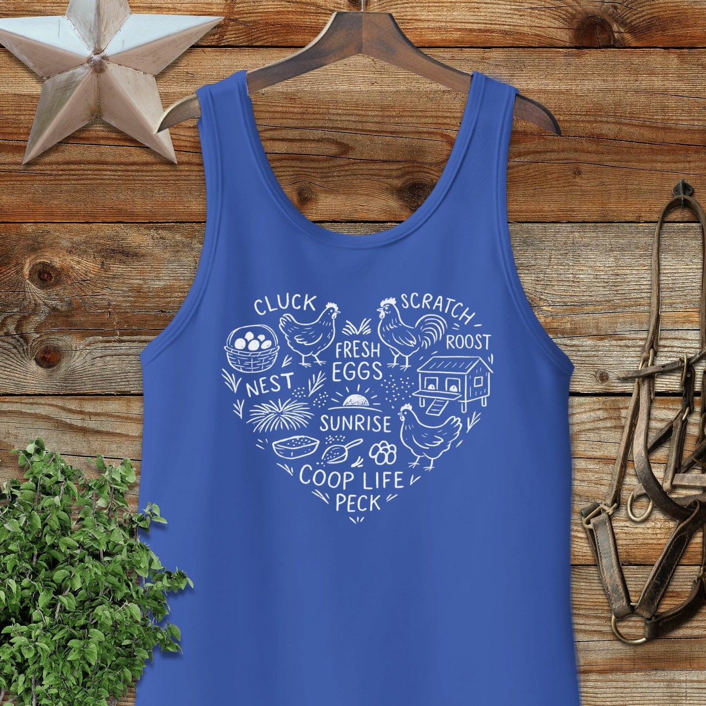Chicken Farm Heart Tank Top