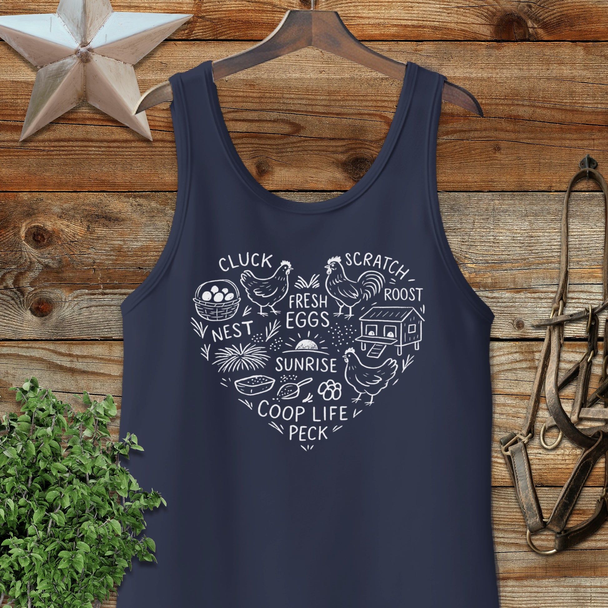 Chicken Farm Heart Tank Top