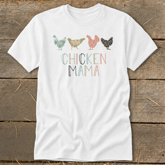 Chicken Mama Pattern Classic Tee