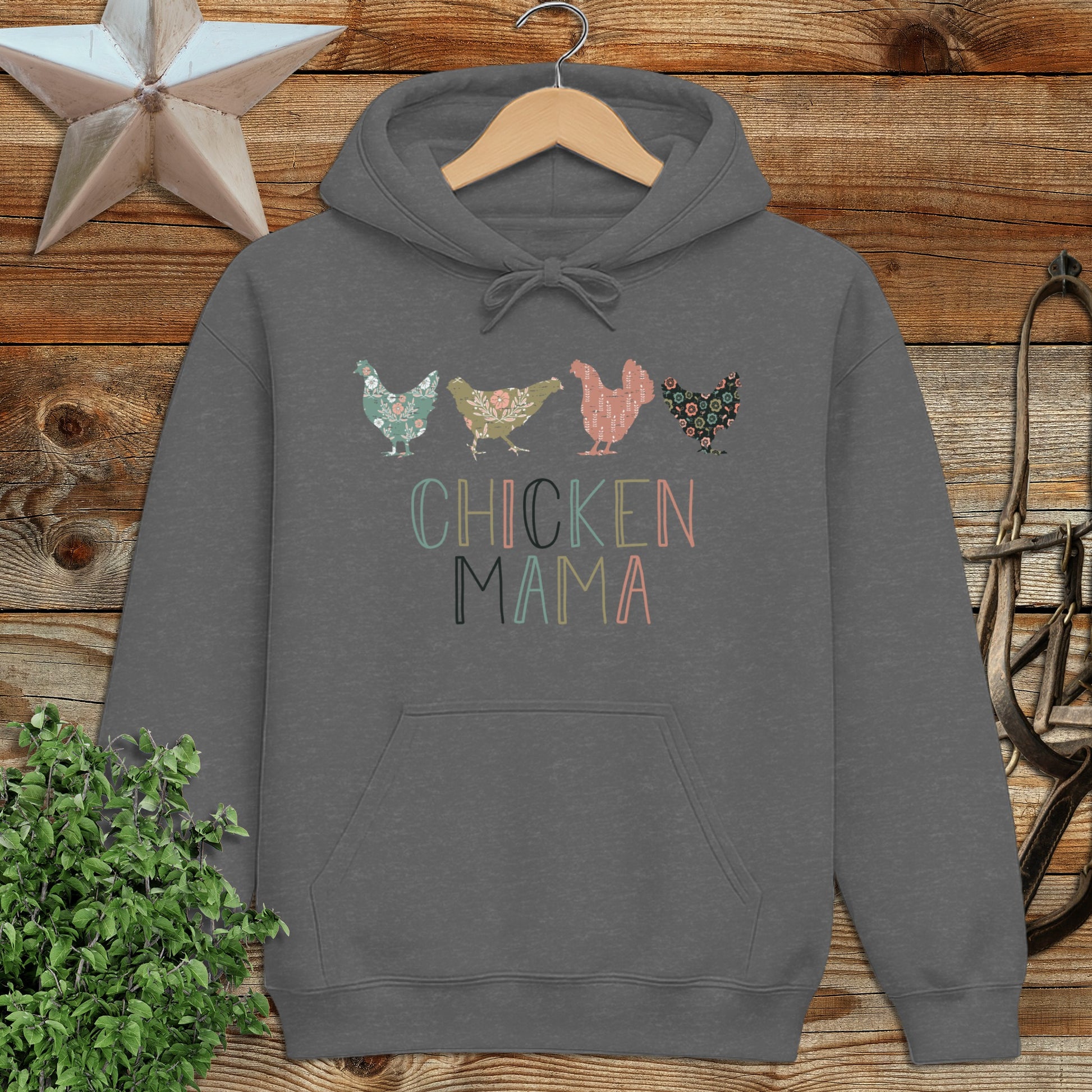 Chicken Mama Pattern Hoodie