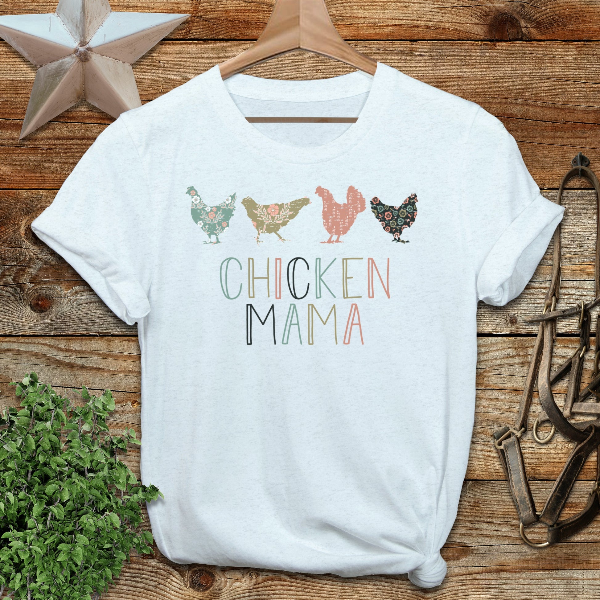 Chicken Mama Pattern Softstyle Tee
