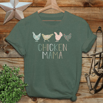Chicken Mama Pattern Softstyle Tee
